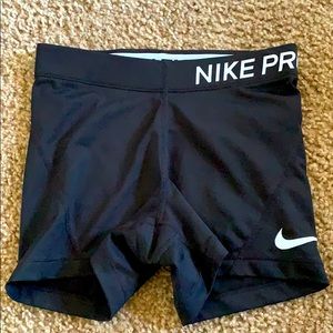 Nike pro spandex shorts